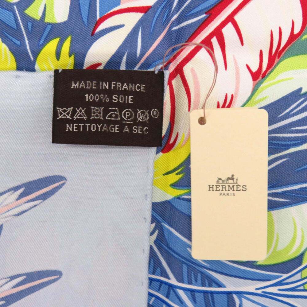 HERMES Pink Silk Scarf - Picture 5 of 5